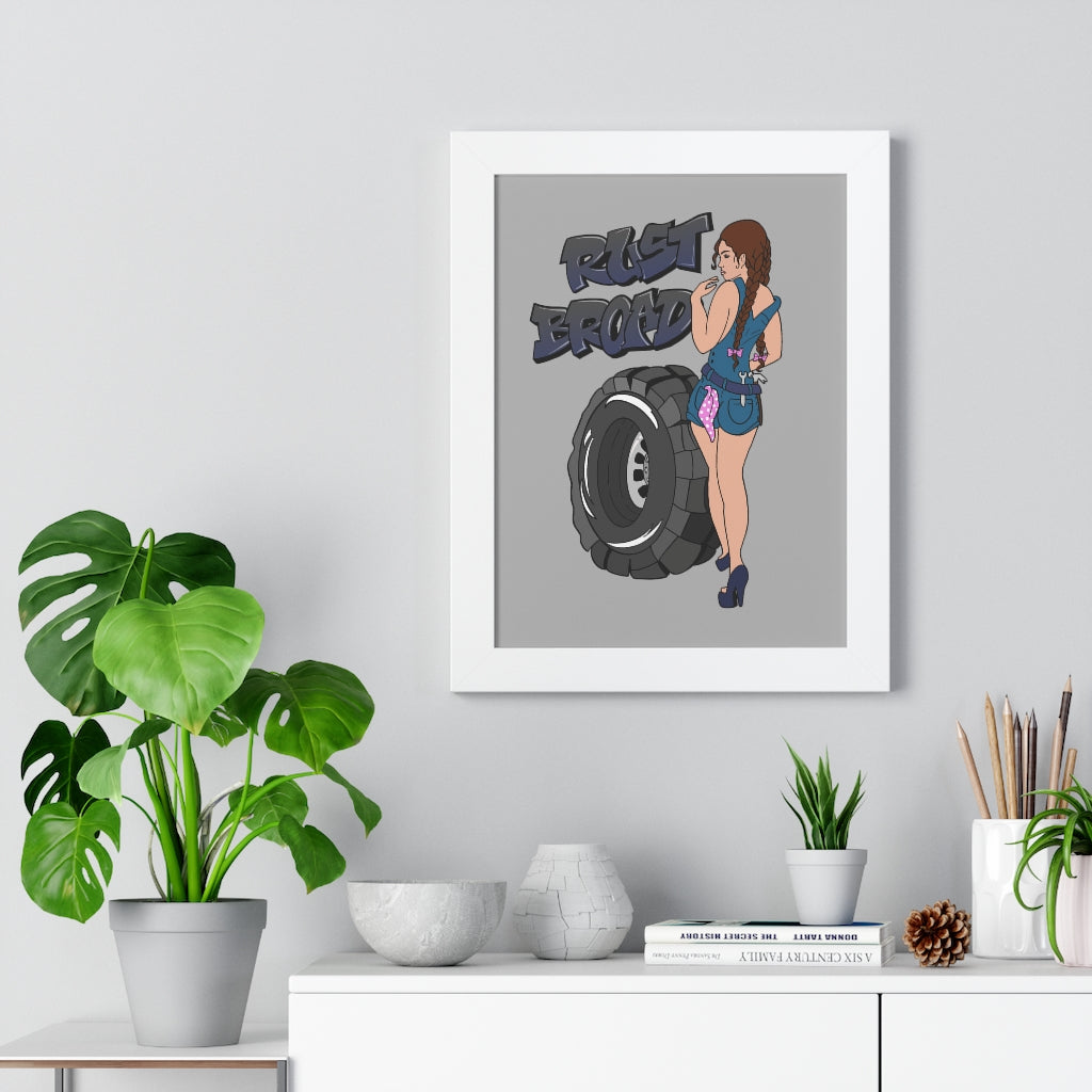 Wheels & Heels Framed Poster
