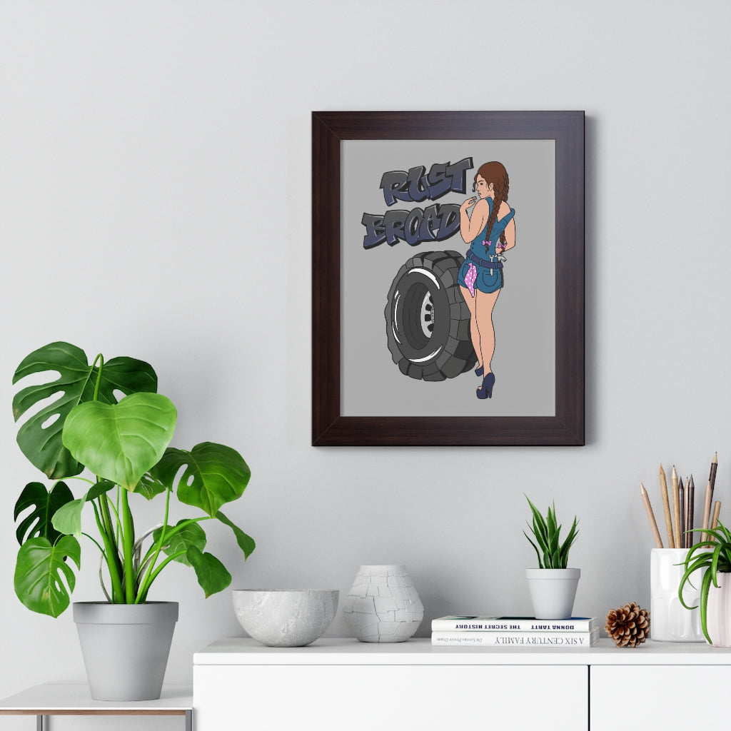 Wheels & Heels Framed Poster