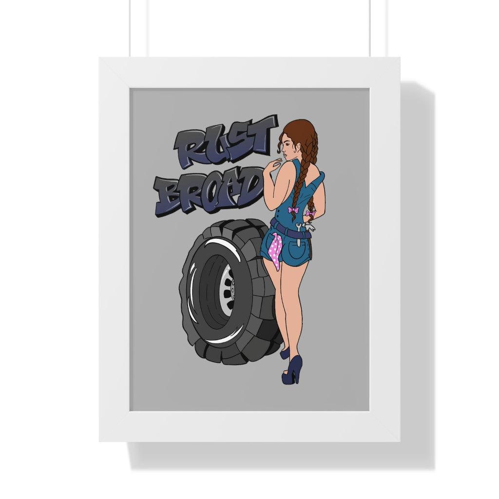 Wheels & Heels Framed Poster