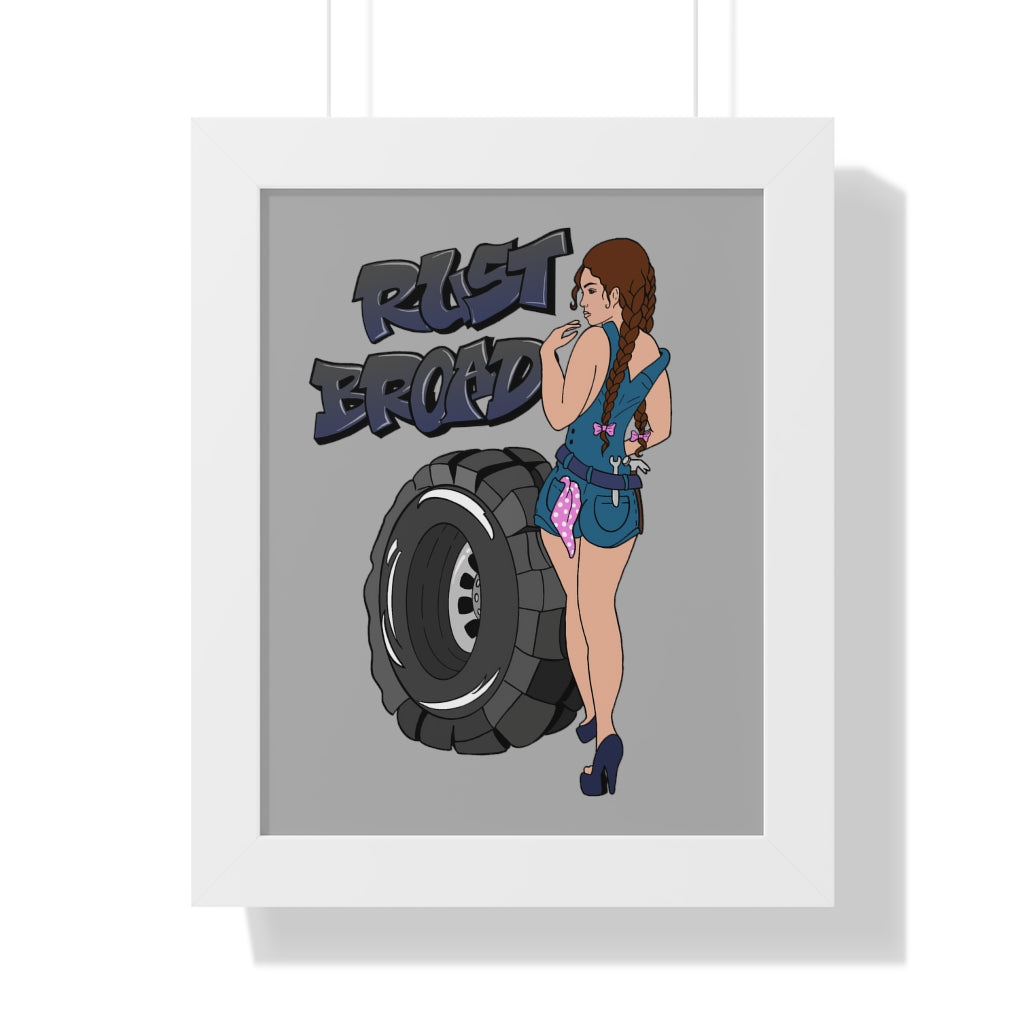 Wheels & Heels Framed Poster