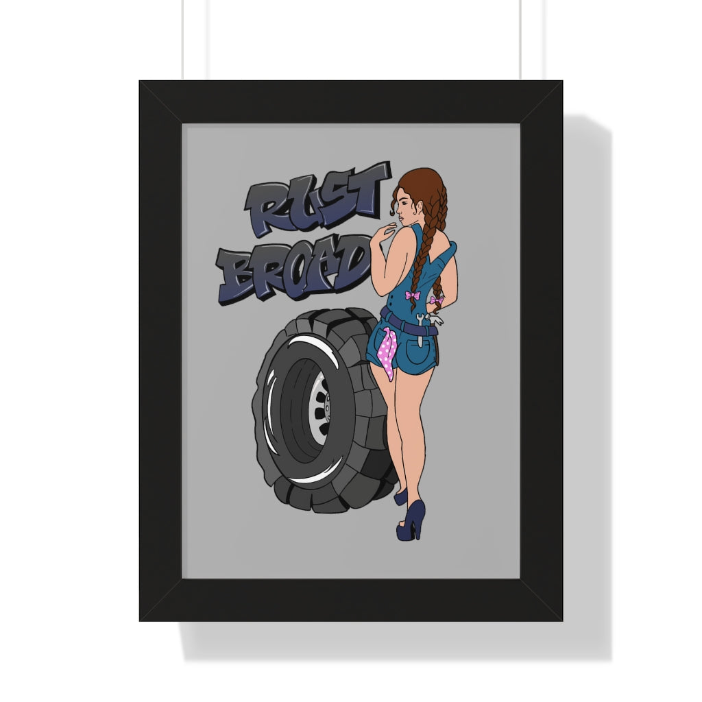 Wheels & Heels Framed Poster