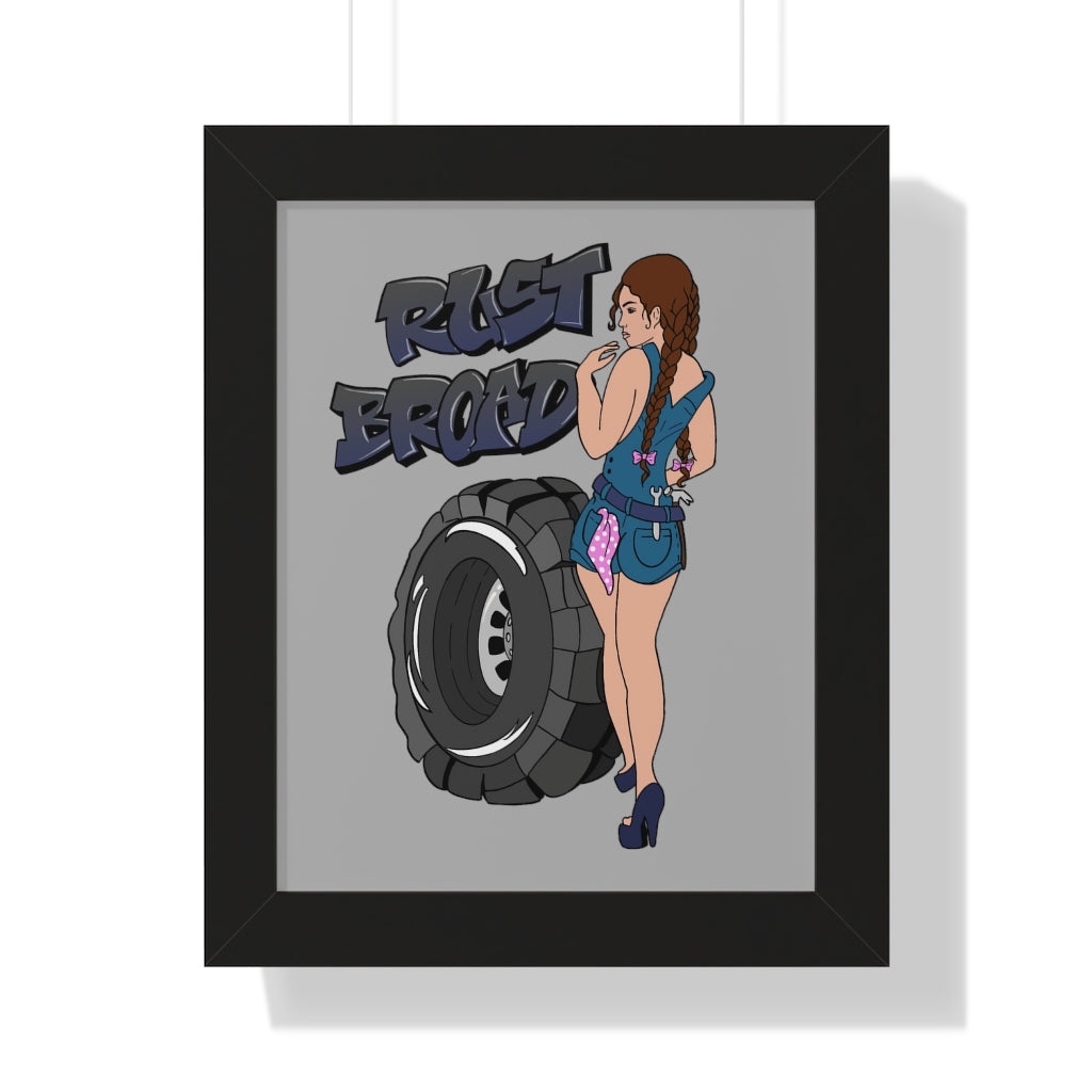 Wheels & Heels Framed Poster