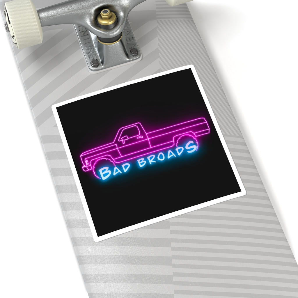 Rust Broad Square Stickers