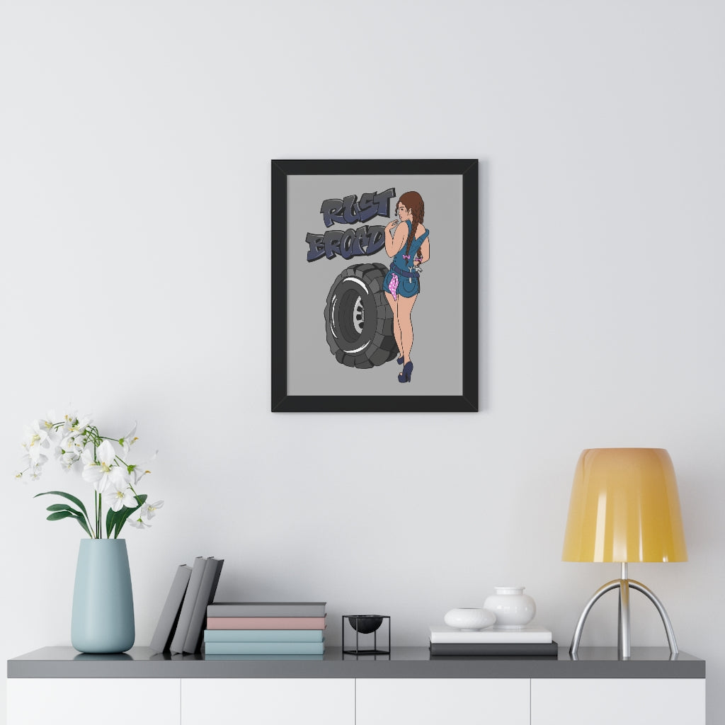 Wheels & Heels Framed Poster