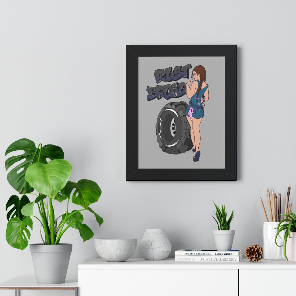 Wheels & Heels Framed Poster