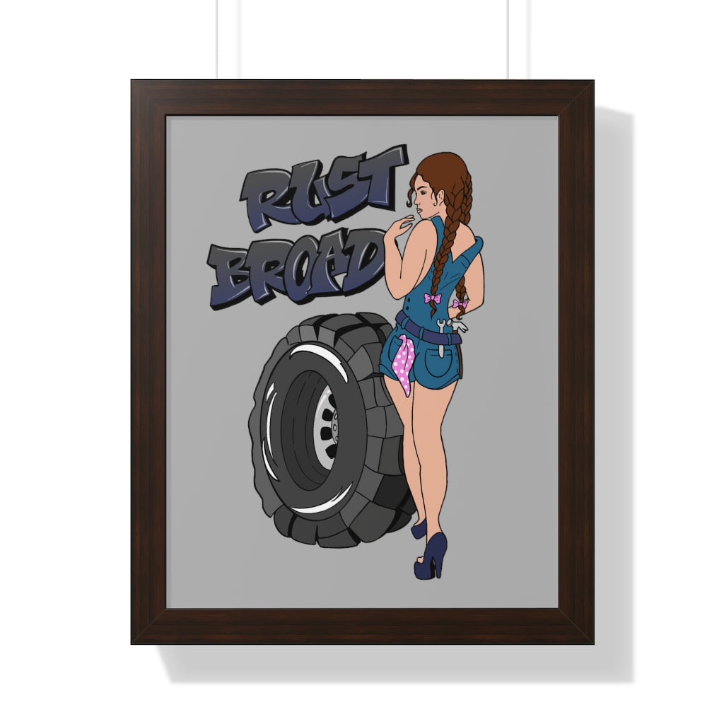 Wheels & Heels Framed Poster