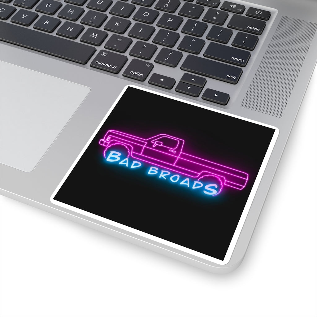 Rust Broad Square Stickers