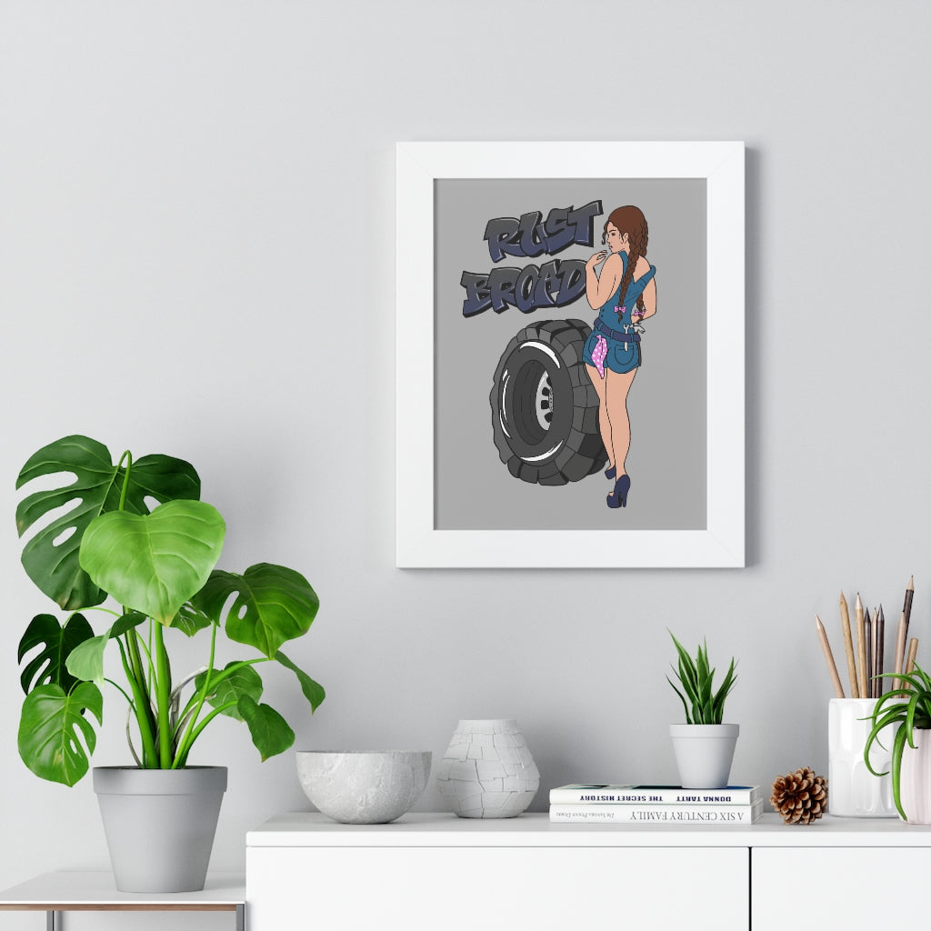 Wheels & Heels Framed Poster