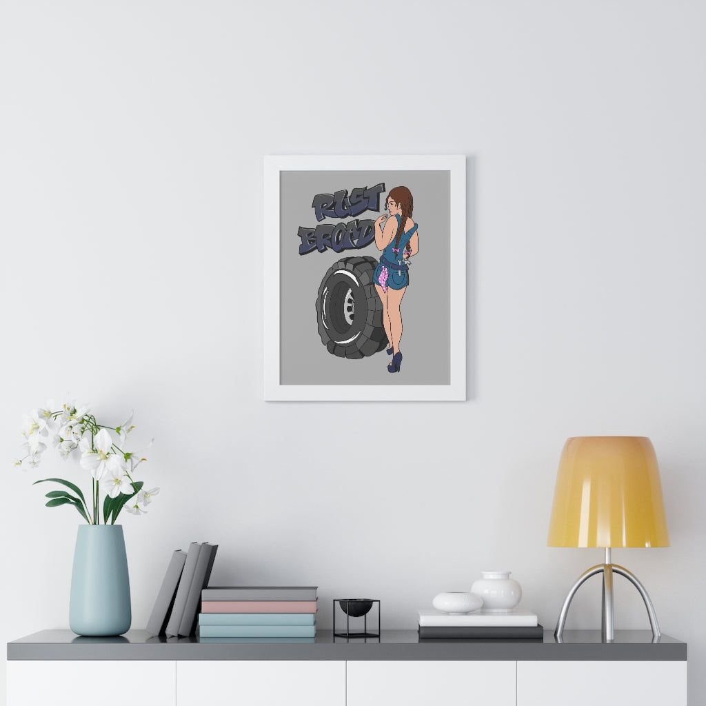 Wheels & Heels Framed Poster